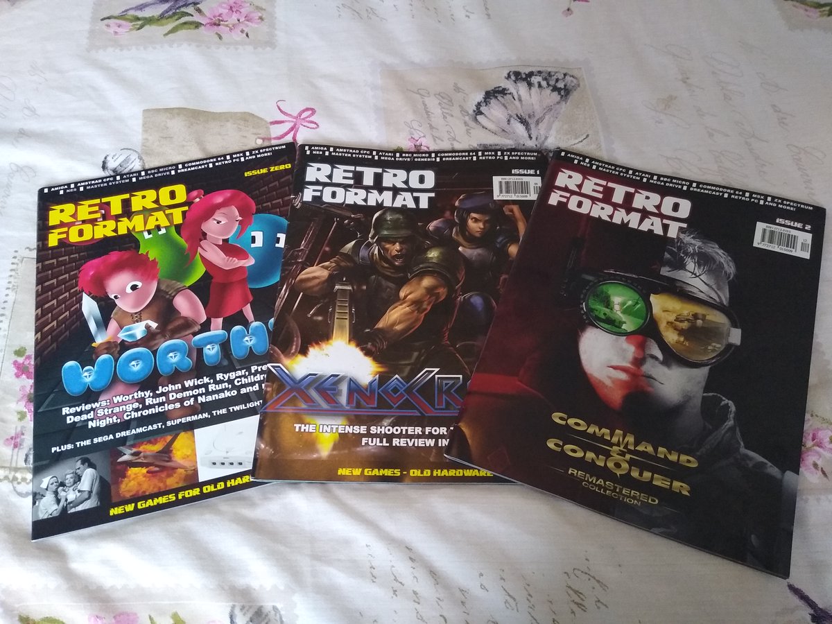 spd1975's tweet photo. Some new reading x 3 arrived in the post this morning with some great reviews and articles for retro gamers 😀
#RetroGaming #videogames #retroformat https://t.co/GrmQnAP76C