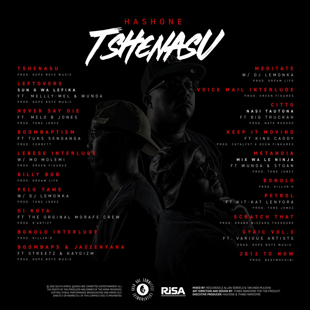 k1ll3r_k's tweet image. I was honoured to be a part of this Album @hashoneza 🙌🏾🚨🚨🚨🚨 Official #TSHENASU Artwork &amp;amp; Tracklist | Pre-Save Now ditto.fm/tshenasu (Link in BIO) | TSHENASU Drops October 16th, 2020 🚨🚨🚨🚨