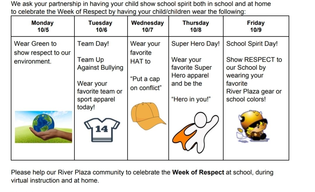 Week of Respect is coming next week! @RPPrincipal #rpfamily