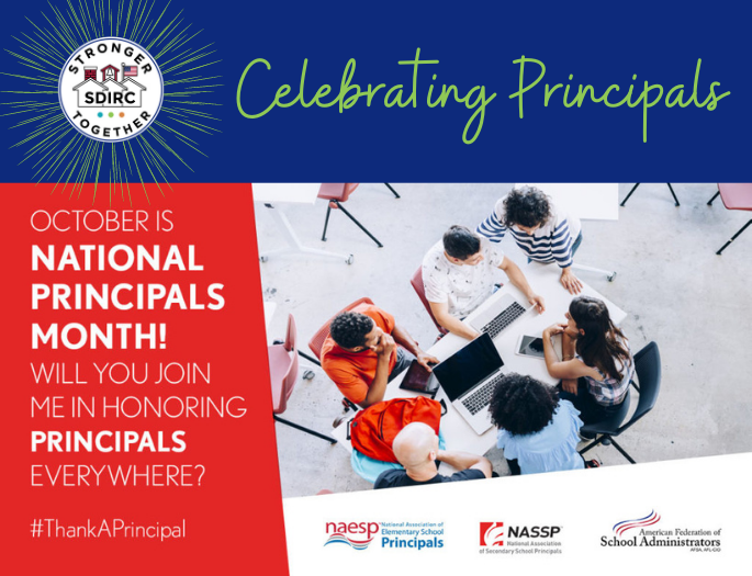 dmonroe_ces's tweet photo. It's National Principals Month for all of October.  Thank you Mrs. Garcia for being a guiding light during these trying times. We are celebrating you all month long! #ThankAPrincipal @CESbuzzing https://t.co/TDTbaKEXnt