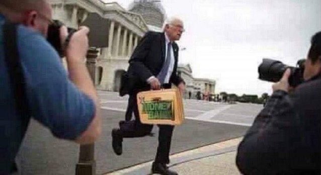 BagsFoSho's tweet image. After Trump and Biden both get Covid.  #BernieIsBack