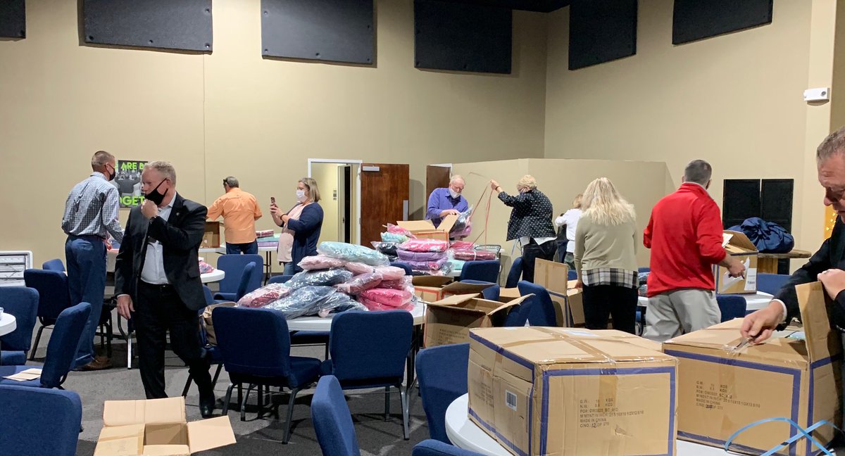 One of our favorite projects of the year is complete - #WarmCoats4CoolKidz!   Nearly 200 coats have been delivered to local elementary schools so our students can stay warm this winter!  #RotaryKidz #ServiceAboveSelf