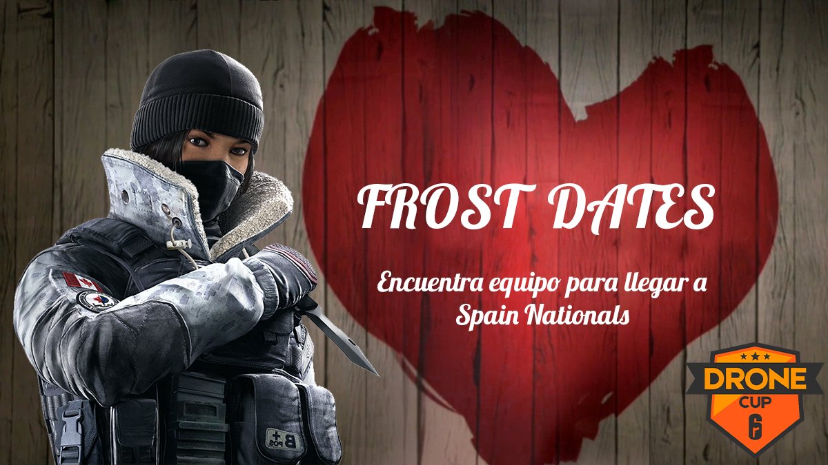 AlexPolo_'s tweet photo. NUEVO FORMATO | Llegan los clasificatorios a #R6DroneCup y quiero ayudaros a encontrar equipo o ese 5º jugador que os falta para el proyecto perfecto. Llega:
#FrostDates
Podéis enviarme MD si queréis participar en el programa (+18 PC).
🗓️ 5/10
🕓16:00
📺https://t.co/V2o8apzP0N https://t.co/O49UPz1hyW