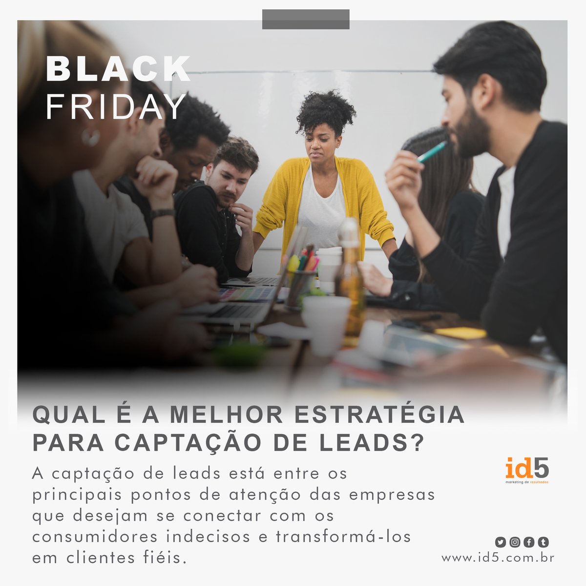 id5web's tweet image. Nos últimos anos, nossa equipe vem se aperfeiçoando em torno da geração de leads. Além de ser um trabalho extremamente desafiante conseguir a atenção do público e fazê-lo preencher um formulário, é exigente em termos de criatividade.