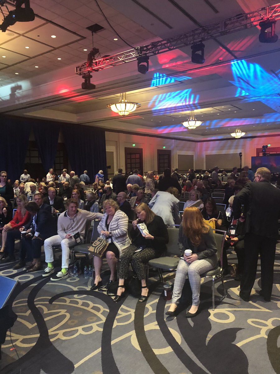 I’m at the  @FaithandFreedom conference in Atlanta, where conservative activists are gathering - and taking in the news of Trump’s COVID-19 diagnosis.  @VP Pence was here on Wednesday, and a long list of Republican politicians will address the crowd.  #gapol