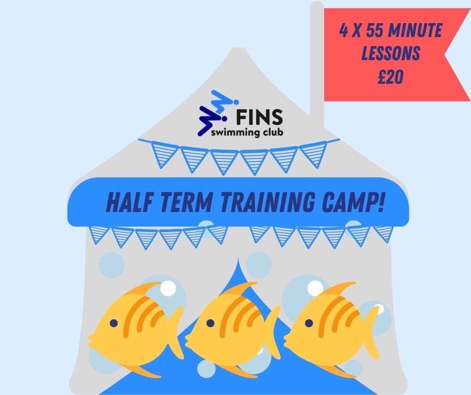 FinsSwimClub's tweet photo. 4 x 55 minute lessons just £20!! Fins Swimming Club is holding a 4 day Training Camp this October Half Term. Children age 5+ working towards their Swim England Stage 5,6,7+ badge All for just £20! https://t.co/Fsx8IWjYlQ https://t.co/jYHfdDwoMv