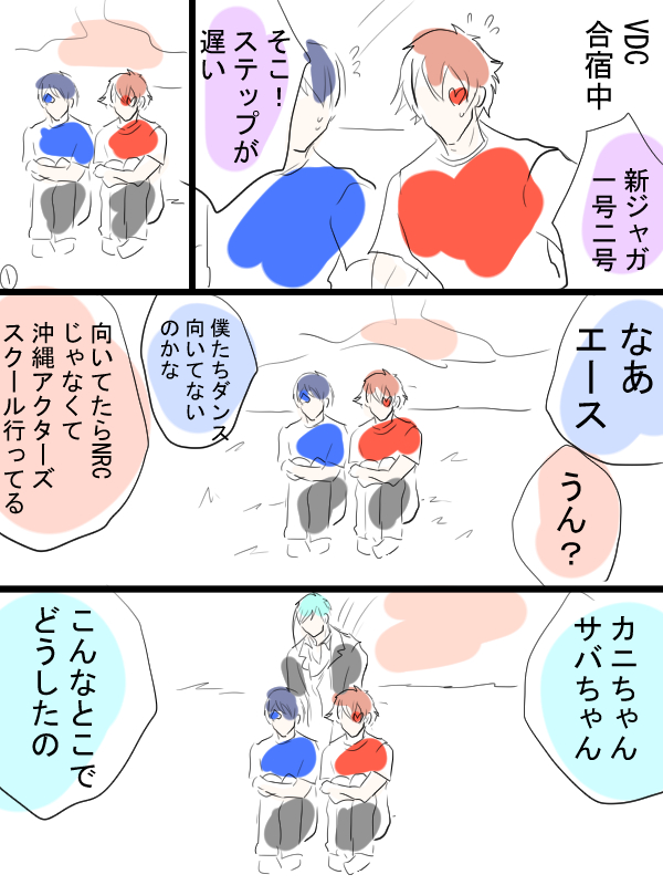 twstのVDC合宿漫画描きました。こういう日もありますよね。よろしくお願いします。 
