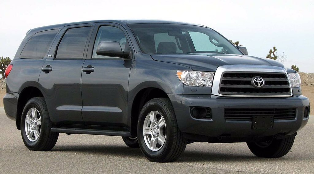Samwise Drives a Toyota Sequoia. He likes how it has lots of space. He also likes to be able to carry everyone.