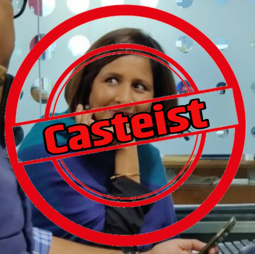 Even after working in this field for over 2 decades Madam Pallavi Ghosh is unaware about caste hierarchies n social structures. Is she really unaware??? No, actually she is ignorant about caste coz she is a casteist person.  https://twitter.com/_pallavighosh/status/1310809462387531776?s=20