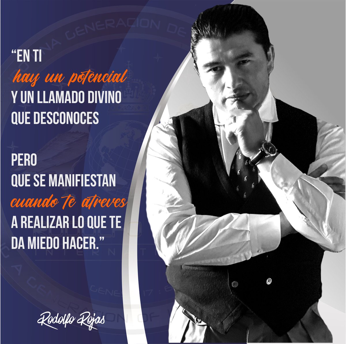 1RodolfoRojas's tweet photo. Hay un potencial y un llamado divino que desconoces #RodolfoRojas #Liderazgo #Discipulado #ImcGlobal #Potencial https://t.co/w4JA8UC6kh