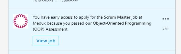 aahoogendoorn's tweet image. I&apos;m not sure LinkedIn truly understands this scrum mastery thing. Nor does it understand my preferences. &quot;AS A programmer, I DON&apos;T WANT to be a Scrum Master SO THAT I remain happy.