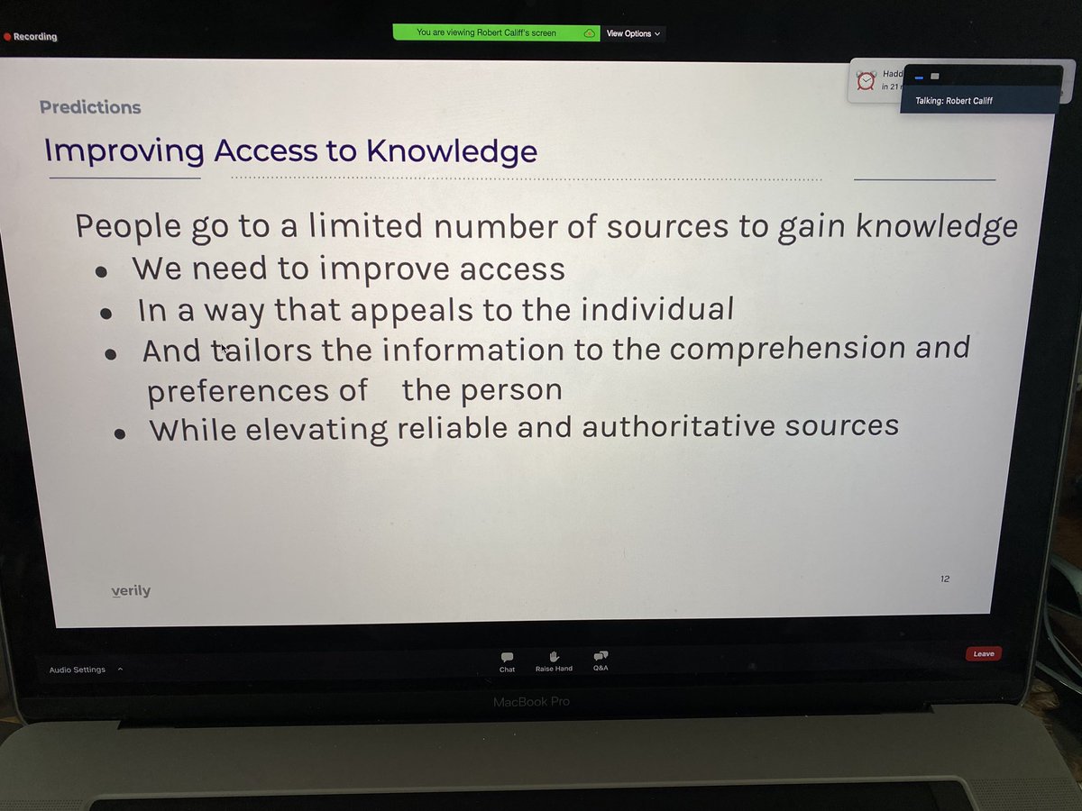 AmandaHaddock's tweet photo. Really good talk from @califf001 this morning. He mentions that everyone in the world now expects data in real time. Why do we accept less from clinical trials? #GUinformatics https://t.co/DgWIxp2x37