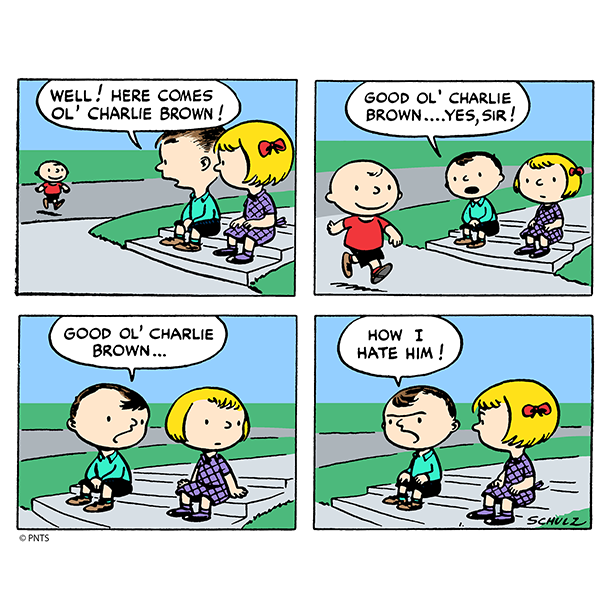 Snoopy's tweet image. Today we celebrate the 70th anniversary of Peanuts with the very first comic strip from October 2, 1950. Here's to 70 more years with the Peanuts gang! 🎉 

#Peanuts70 #Snoopy70