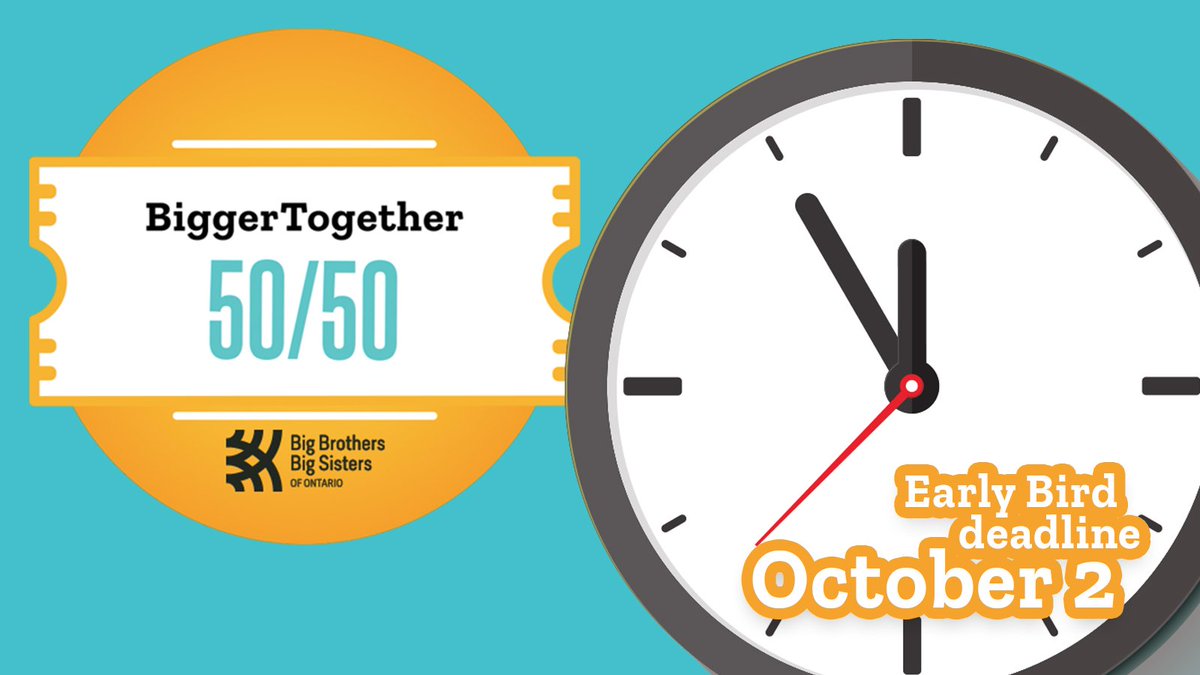 GOOD MORNING! 🐦The Early Bird deadline is here! Get your tickets now!  …thersbigsistersraffle.5050central.com/?olc=sniag&utm…

#BiggerTogether