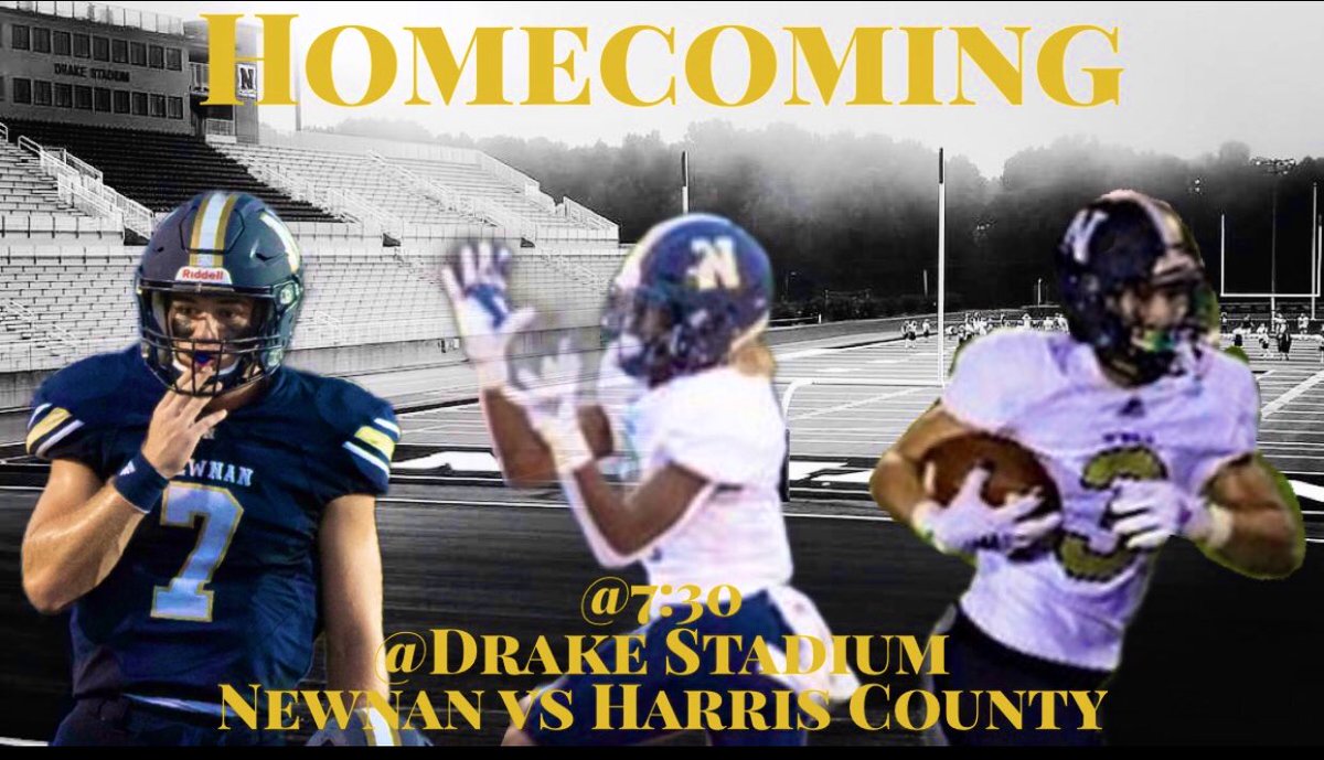 newnancbn's tweet photo. Dress to the 10 for Homecoming Game tonight and as always MASK UP!! @WeAreNewnan @NewnanHigh @NewnanAthletics @CowetaScore @OfficialGHSA @NTHSports #FridayNightLights #football #Homecoming https://t.co/QG49fErQNG