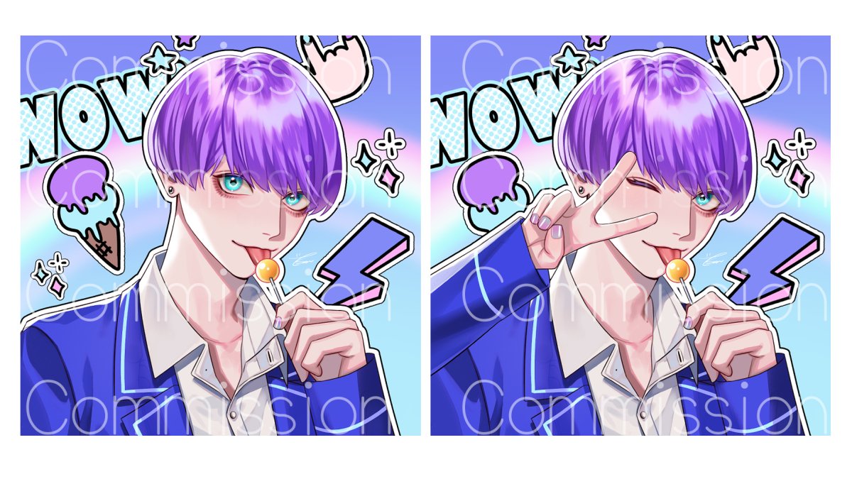 【お仕事情報】
ご依頼で差分ありのアイコンを描かせていただきました!✨
ポップでかわいい男の子楽しかったです!
ありがとうございました!?? 