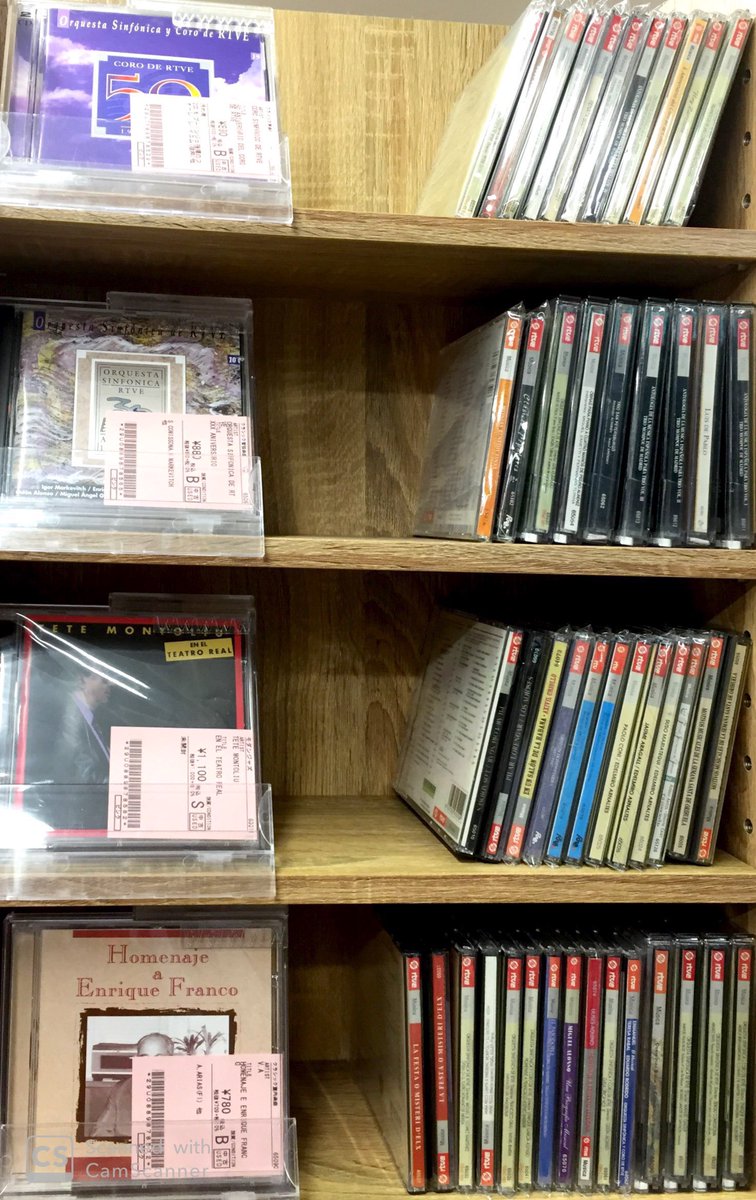 ディスクユニオン大阪クラシック館 On Twitter 10 2 金 中古cd 西レーベル Rtveのcdが大量入荷 Https T Co 8ck4kd1yrz スペイン国営放送のレーベル Rtveのcdが大量入荷しました お探しの方ぜひ Du大阪 クラシック音楽 Du入荷 Rtve Https T Co