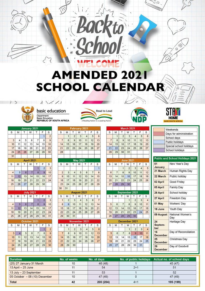 presentation high school calendar 2021