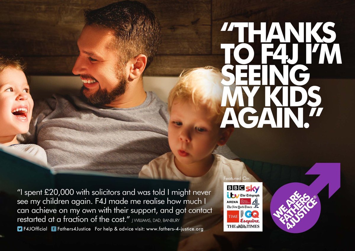 BOOK YOUR F4J TELEPHONE CONSULTATION: A limited number of telephone consultations are now available to book on a first come, first served basis. Allow 3-7 days for an appointment. fathers-4-justice.org/forum-registra… #F4J #Fathers4Justice #FathersRights