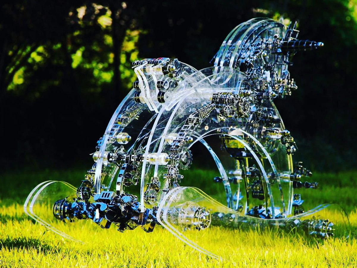 xiahangsculptor's tweet photo. Do you remember the rocking horse in your childhood?

<Gift> by #xiahang #sculptor, stainless steel and acrylic, 2019.

#sculptor #sculpting #ContemporaryArt #rockinghorse https://t.co/KPBOEJVjRr