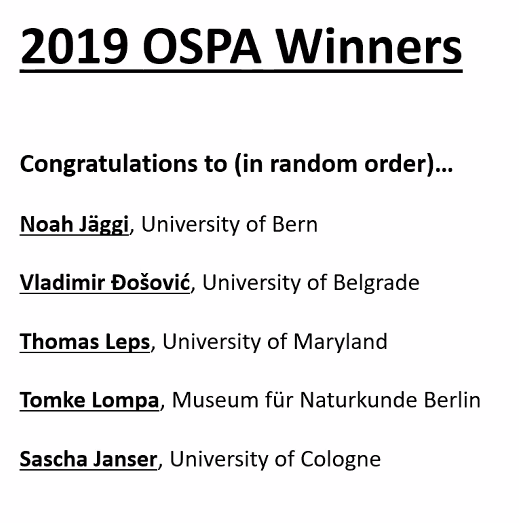 These are the winners of the #OSPA 2019! 👏👏👏

#EPSC2020 #EPEC <a href="/europlanetmedia/">Europlanet 🇪🇺</a>