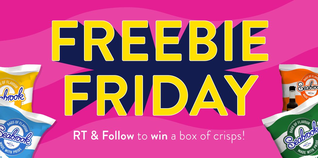 Want a free supply of Seabrook crisps to last you until the end of October? #RT and follow for the chance to win a box of your favourite flavour! (UK only)