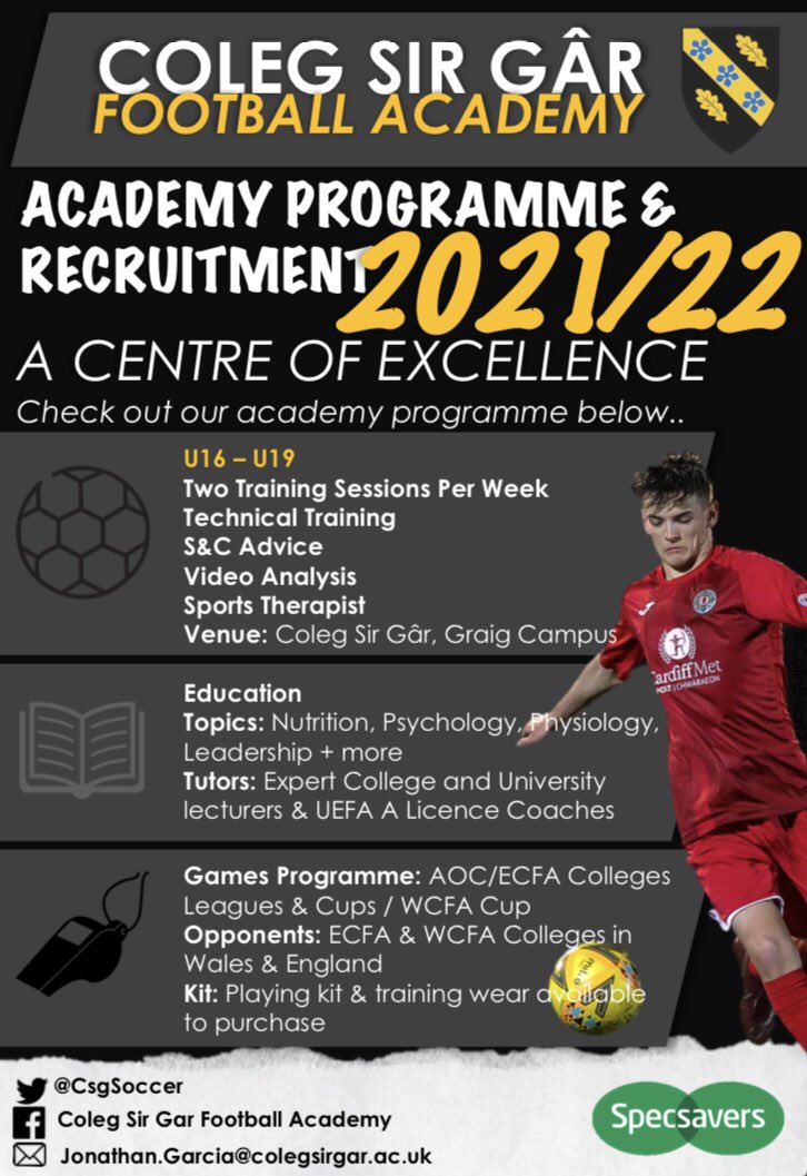 CsgSoccer's tweet image. FOOTBALL ACADEMY | Recruitment 👥

✍🏻| JOIN US - 2021/2022 SEASON‼️

🏆| 8 League Titles in 15 Years
🏋🏼| #TheForge Sports Complex
🏟| #FIFA Graded 3G Pitch
🎥| Video Analysis
📚| Study BTEC, A Levels or Apprenticeships

⬇️REGISTER INTEREST⬇️
docs.google.com/forms/d/1xl0az…

#UppaSteelers