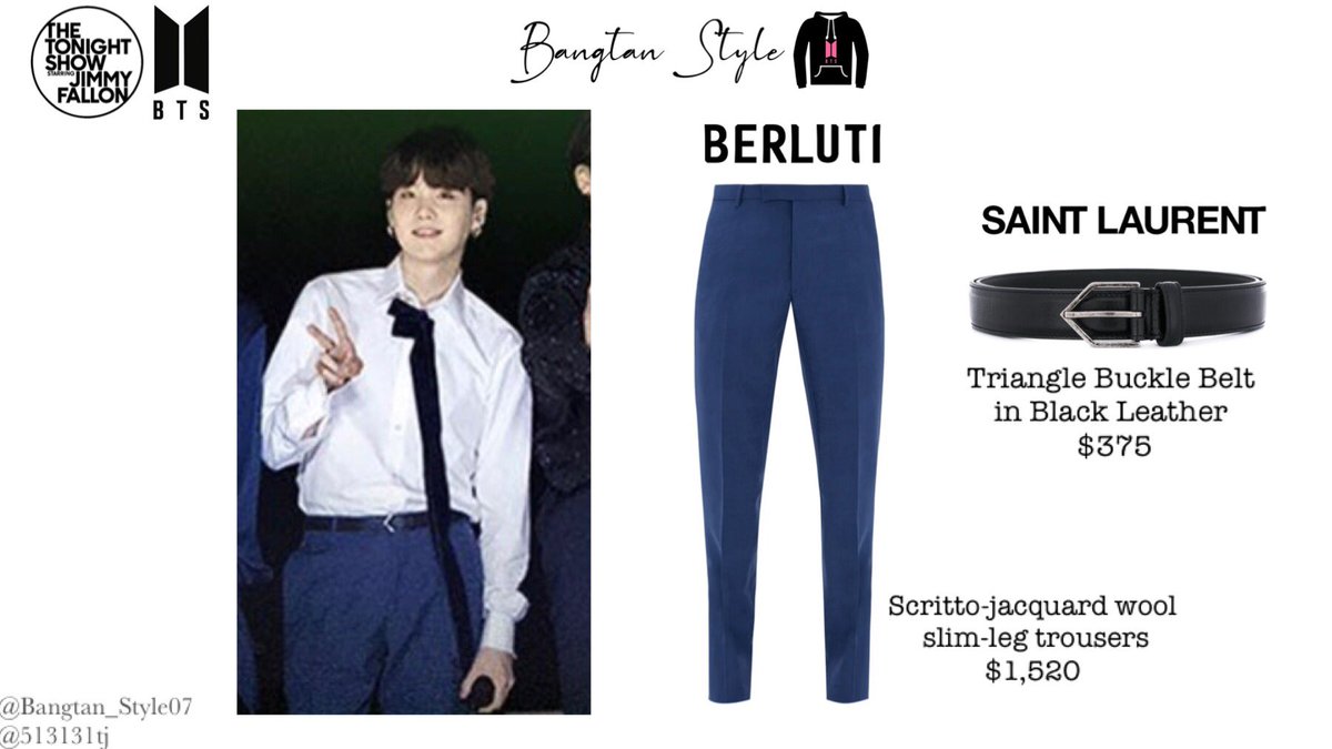 Bangtan Style⁷ (slow) on X: BTS at THE TONIGHT SHOW D4 Yoongi