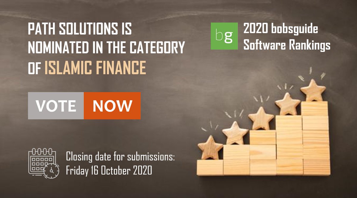 PathSolutions's tweet image. Vote for #PathSolutions in the 2020 #Bobsguide Software Rankings! surveygizmo.eu/s3/90262187/Bo…
#TechnologySoftware #IslamicFinance #Fintech #Awards #Rankings