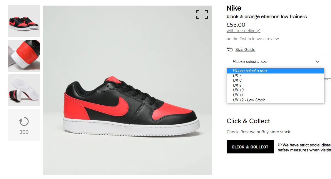 nike ebernon low bred