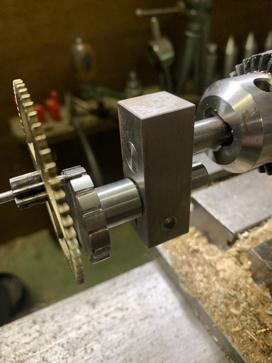 tictocclocks's tweet photo. Trying out the Jacot tool I recently made for the Myford Grandfather clock in for repair and service , #Clockrepair #clockrepairs #clockrepairshop #wallclockrepair #mantleclockrepairs #grandfatherclockrepair #longcaseclockrepairs #clockrepairscardiff #clockrepairsswansea https://t.co/06e1Y8BKXF