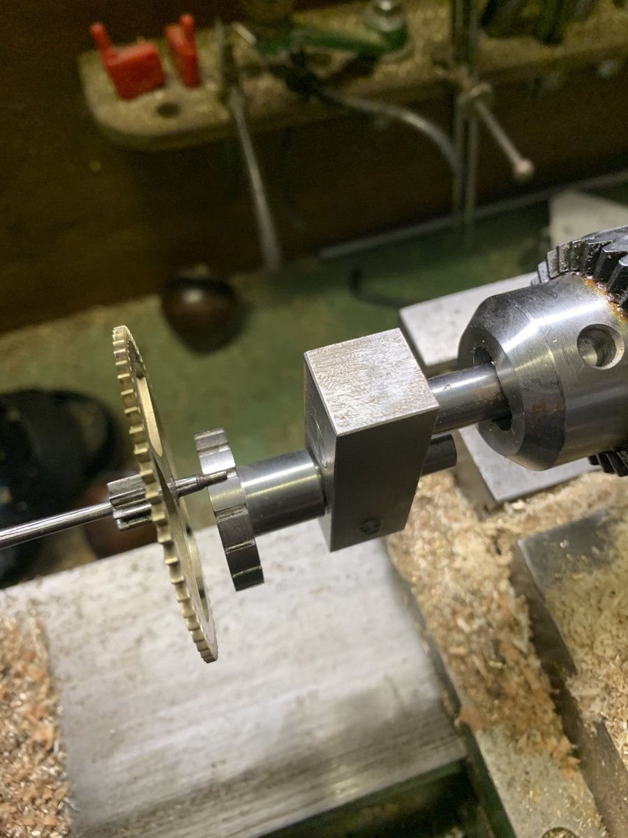 tictocclocks's tweet photo. Trying out the Jacot tool I recently made for the Myford Grandfather clock in for repair and service , #Clockrepair #clockrepairs #clockrepairshop #wallclockrepair #mantleclockrepairs #grandfatherclockrepair #longcaseclockrepairs #clockrepairscardiff #clockrepairsswansea https://t.co/06e1Y8BKXF