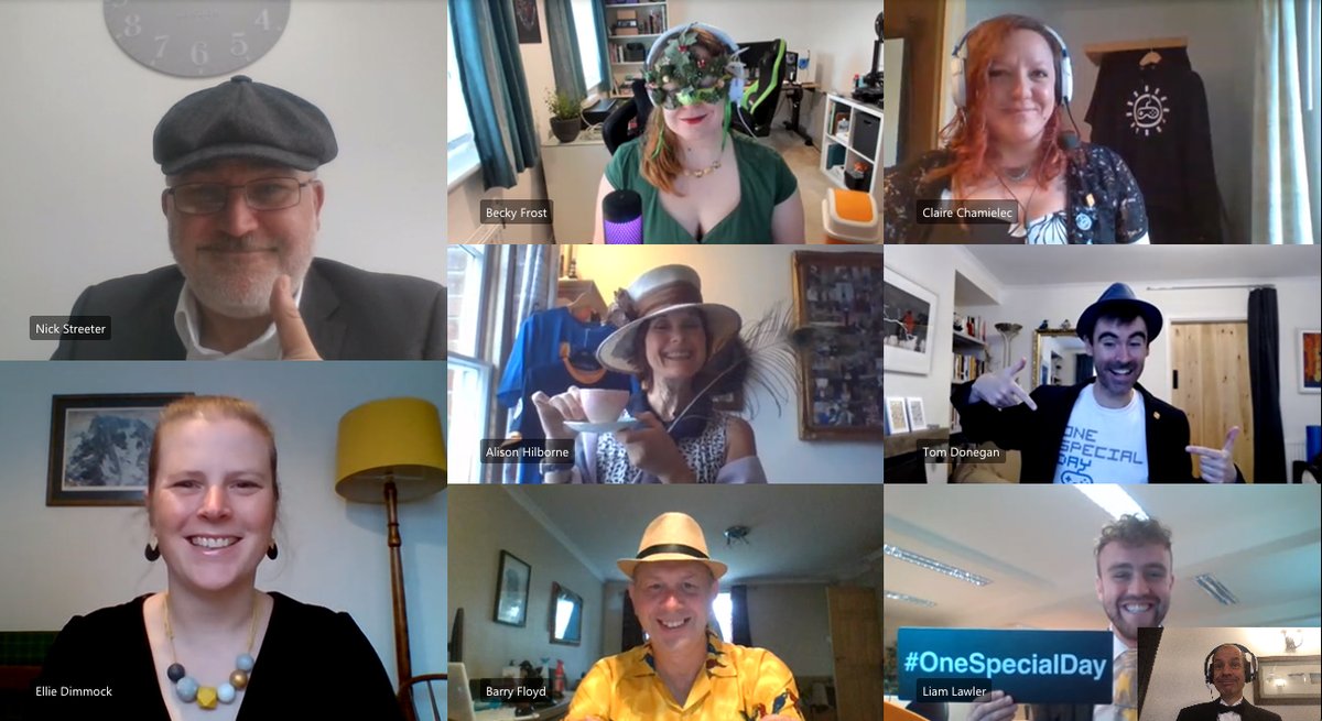 The lovely folks over at <a href="/splashdamage/">Splash Damage</a> are hosting a #SDfromhome #FancyFriday fundraiser to celebrate #OneSpecialDay, so we thought we'd join in the fun and kick off the day in style!  

Anyone else dressing-up today? 🎩👒👗👔