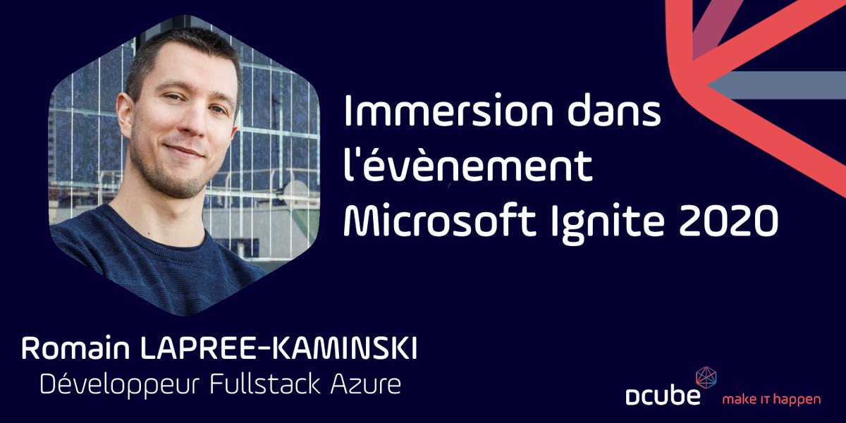 DCubeParis's tweet photo. Romain vous invite à revivre l'événement mondial Microsoft Ignite 2020, 100% online.  Venez découvrir, sur un ton légèrement décalé, les dernières nouveautés présentées par Microsoft à cette occasion. 
#DcubeEtDesTalents #Azure #MSIgnite #Microsoft

👉 https://t.co/rNVCUqS5u1 https://t.co/jA42QtBqCC