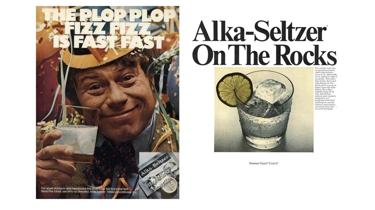 5) In the 60s, drug advertising was dull. The ads focused on how drugs eased pain symptoms. Mary decided that they needed to entertain the audience, not just inform, to tell the story of how helpful and innovative Alka-Seltzer’s products were.
