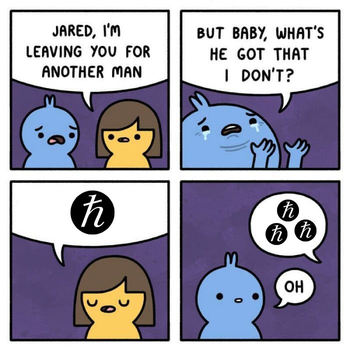 HashgraphSquad's tweet image. Don’t sell your $HBAR or else... #Hedera #Hashgraph

@BarHBARian @XRP_OWL @themonetaryres1 @hbarprice @cooper_kunz @koqoo @BitCatHash @itspublu