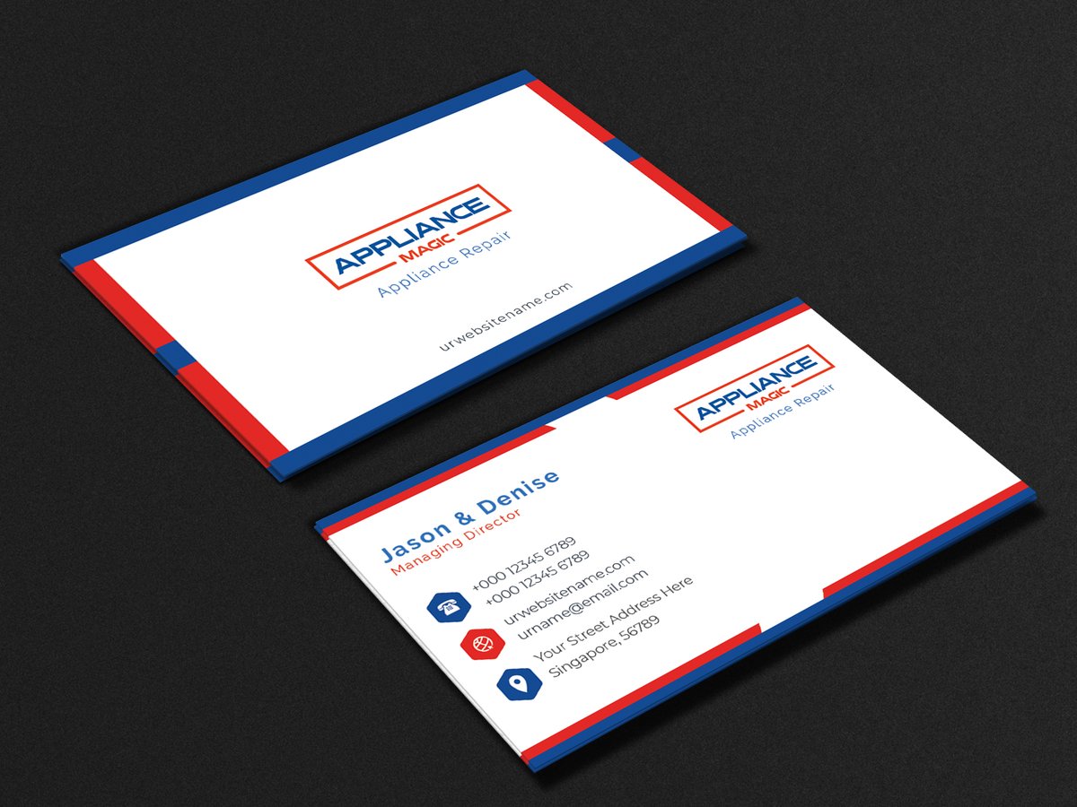 zehadkhan14's tweet photo. Hi,
I am professional graphic designer. I will eye-catching simple business card design for any brand identity. 
Contact with me: https://t.co/UaHfK36FlD
#Double_side_business_card 
#minimal_business_card 
#modern_business_card 
#graphicdesigner https://t.co/goDwVkGzj5