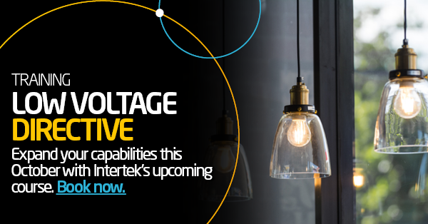 Intertek's tweet photo. Book now for our virtual Low Voltage Directive course on 6th October. This course covers product design compliance and common failures, and more. https://t.co/lvThofFr54 #electrical #lowvoltagedirective https://t.co/NFNhiOaJ6x