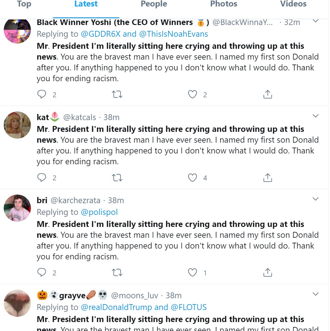 Rebelpaws Blacklivesmatter On Twitter Fascinating To See The Bots In Action Trumphascovid