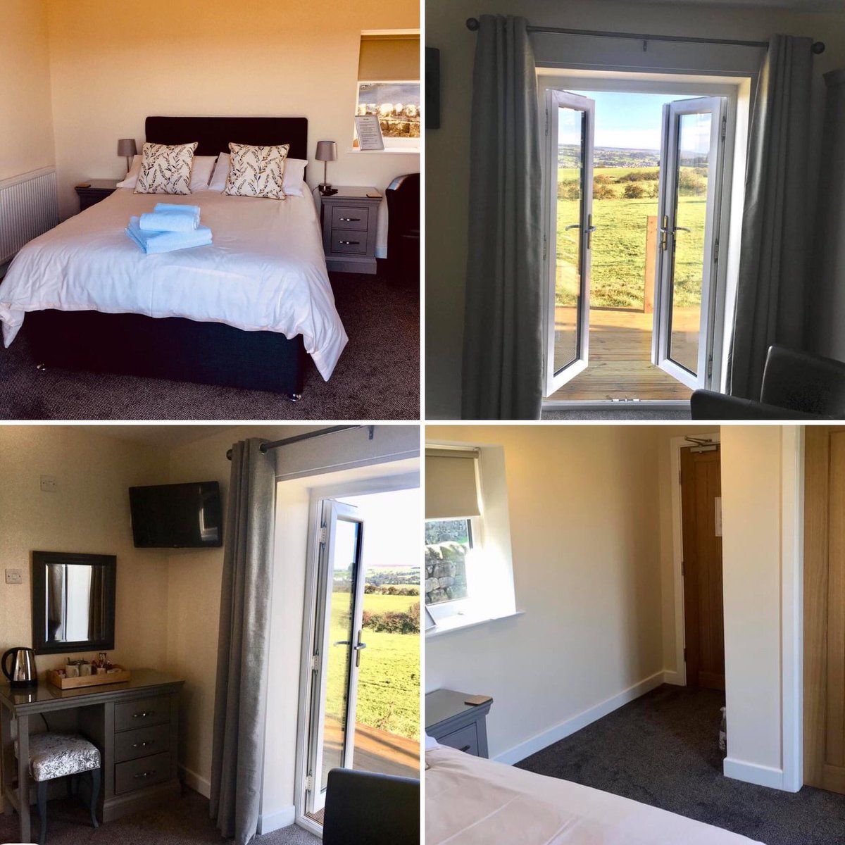 OtleyGuest's tweet photo. A sneaky peek at our beautiful newly refurbished rooms, with private entrance and stunning views over the countryside.  Only 3 available at £75 per night including breakfast.  Book direct, call or message. #Accomodation #makeover #bedandbreakfast https://t.co/c9UWk7e4Y2
