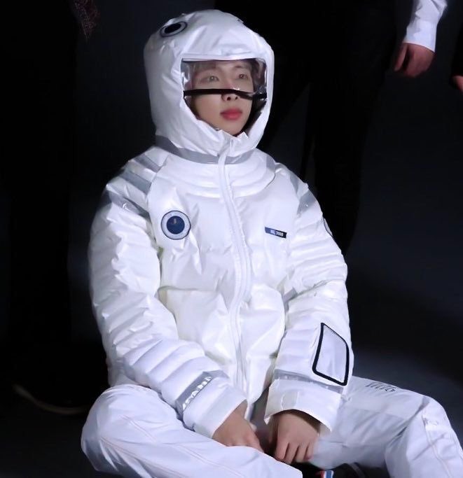 tiny astronaut is ready to fly !!