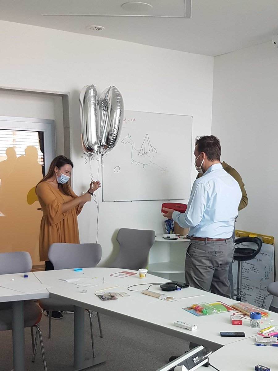 trikoder's tweet image. Yesterday&apos;s retrospective was a bit interrupted with balloons and a red cake! Our senior dev Damir celebrated his 10th anniversary in Trikoder team!
Damir, congrats on your anniversary, cheers to the 10 years ahead :)

#trikoder #anniversarycelebration
