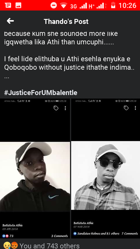 Sivekati3's tweet photo. #justice for Mbalentle https://t.co/F5qRCO9DqD