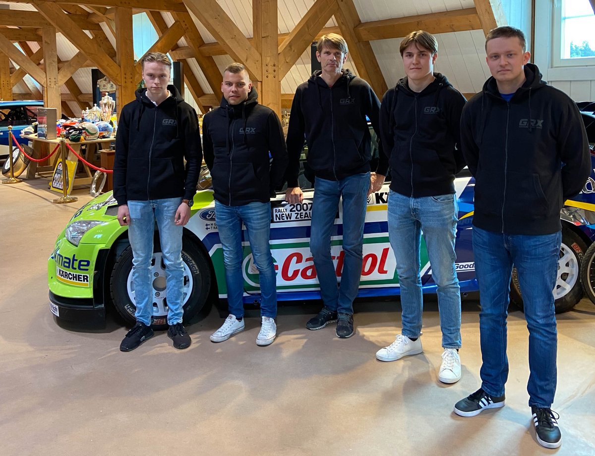 RalliSM's tweet photo. Marcus Grönholmin luotsaaman uuden nuorten kuljettajien tukiohjelman, GRX Hautomon, ensimmäiset urheilijat on valittu. 

Tiukkojen testien jälkeen valituiksi tulivat Toni Herranen ja Benjamin Korhola. 👌💪 

Lue lisää: https://t.co/CBX7s9lfmz

@GRX_Family #GRXHautomo #RalliSM https://t.co/NHSMfujW5O