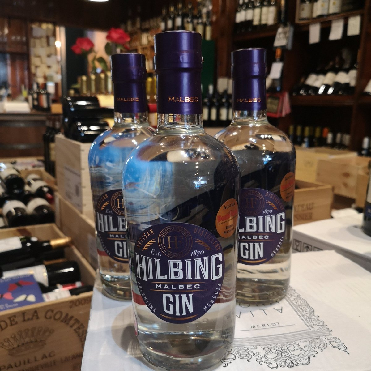 Great new gin from Argentina just arrived made from Malbec
#gin