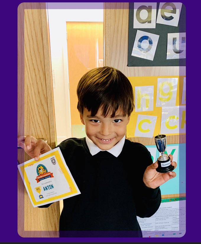 MissAnderson___'s tweet photo. Look at that excitement! Anton has been working so hard on Sumdog at home this week and came in 4th place in our Boghall Competition! Miss Anderson is so proud of you! Well done! #MathsWeekScot @sumdog #sumdog https://t.co/XZ5YtaZzwS
