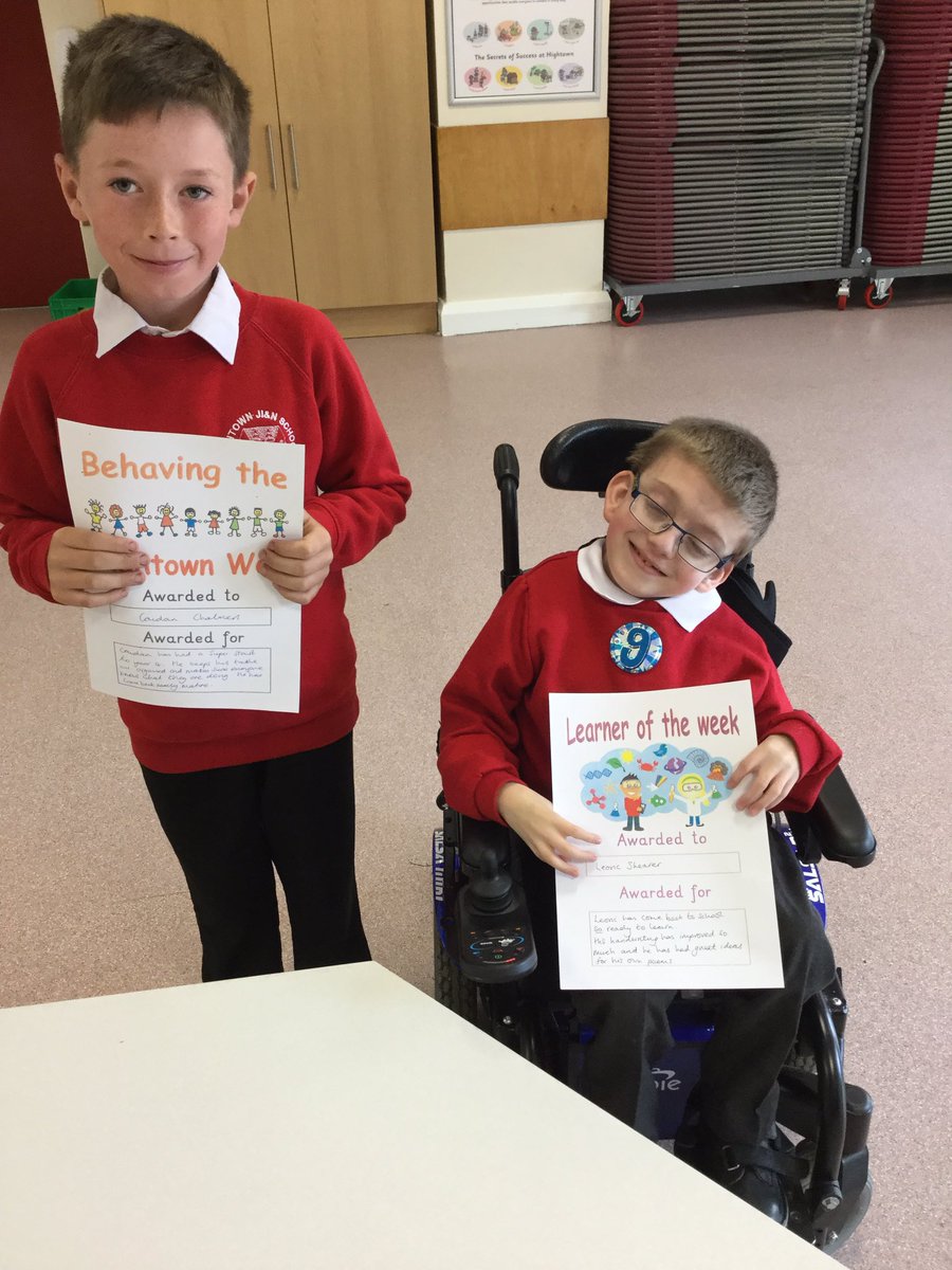 Well done to all of this weeks Behaving the Hightown Way and Learner of the Week award winners #BTHW #Learner #Strongenoughtoshine