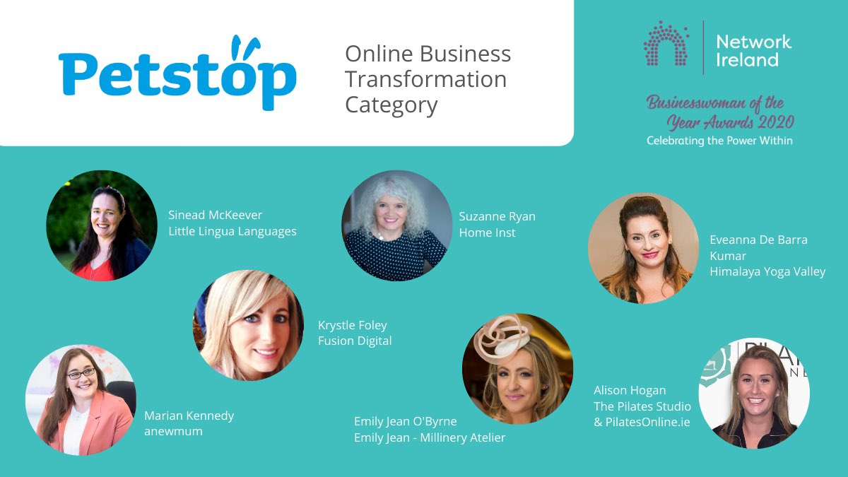 Network Ireland (@network_ireland) on Twitter photo Announcing our finalists in the Online Business Transformation Category sponsored by <a href="/PetstopIreland/">Petstop.ie</a> 🏆🏆
All the best to our members today 👏
#NetworkIreland #PowerWithin #backedbyAIB Announcing our finalists in the Online Business Transformation Category sponsored by <a href="/PetstopIreland/">Petstop.ie</a> 🏆🏆
All the best to our members today 👏
#NetworkIreland #PowerWithin #backedbyAIB