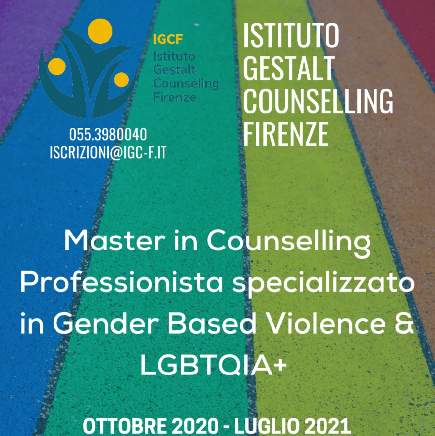CounsellingCNCP's tweet photo. Master in Counselling Professionista specializzato in Gender Based Violence &amp; LGBTQIA+
Primo incontro 10 e 11 ottobre 2020 dalle ore 10 alle ore 18
Durata Ottobre 2020 -Luglio 2021
Modalità  ONLINE
10 Crediti formativi CNCP per modulo
#cncp #counselling #counsellor https://t.co/jUqp7406LQ