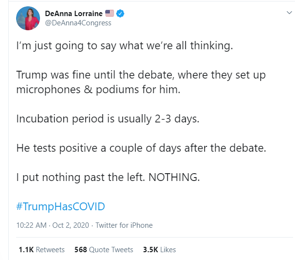 Femi On Twitter I M Breaking Radio Silence On The Trumphascovid Story To Bring You My Favourite Tweet So Far And It S From The Republicans Https T Co Xvpscl8qfq